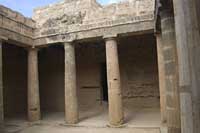 Columns in a tomb of Kings