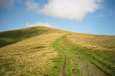 Arant Haw from the Winder Col (Howgills)