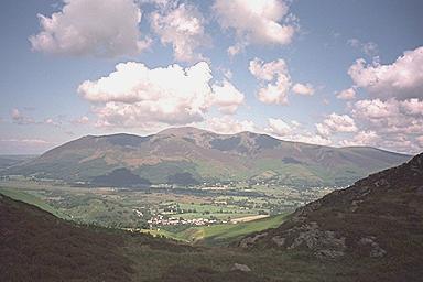 Skiddaw through Barrow Door
