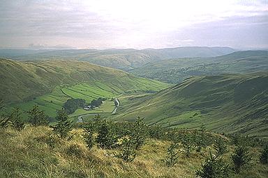 Lower Borrowdale from Mabbin Crag