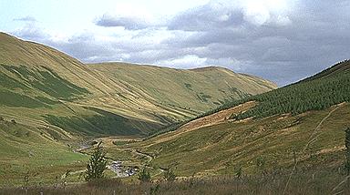 Lower Borrowdale from Huck's Bridge