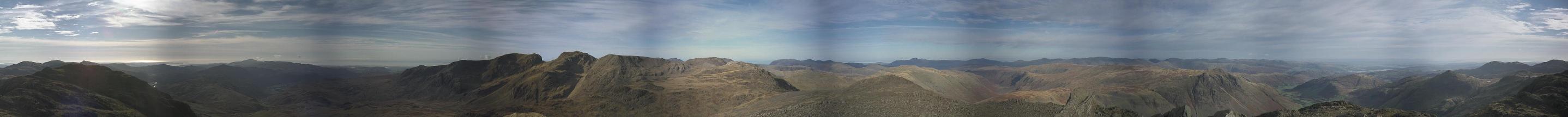 Bowfell - Complete Panorama