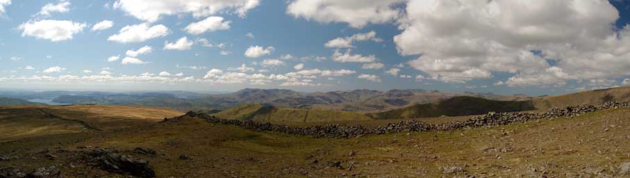 Dove Crag - Southwestern Panorama