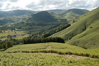 Helm Crag and Forestside Plantation