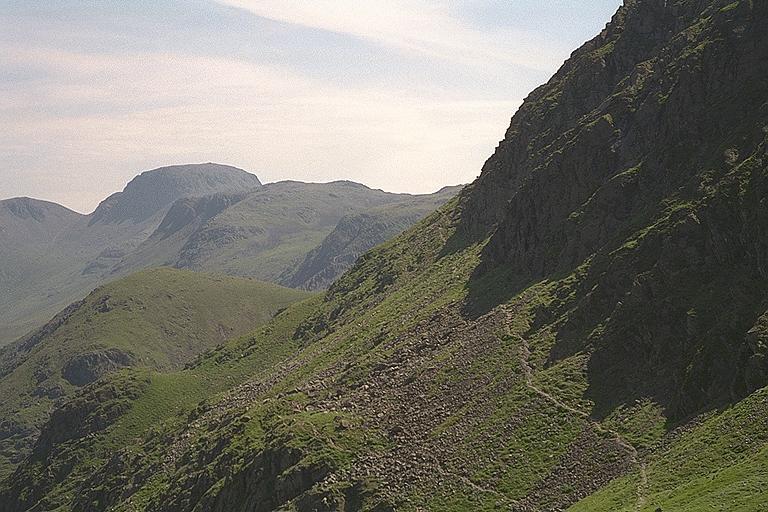 High Level Route - back from Robinson's Cairn