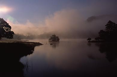 Rydal Water in Mist