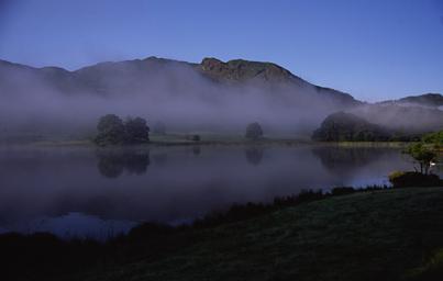 Rydal Water in Mist