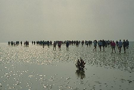 Crossing Morecambe Bay - A Marker