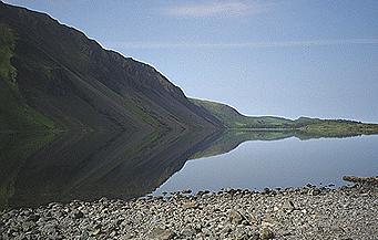 Wastwater Screes from Overbeck Bridge