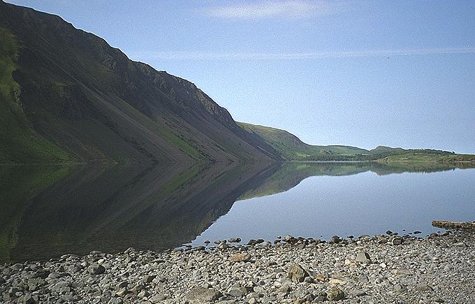 Wastwater Screes from Overbeck Bridge