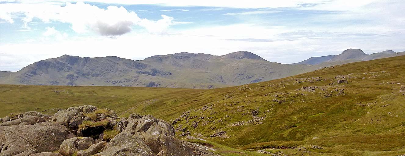Scafells from Sergeant Man
