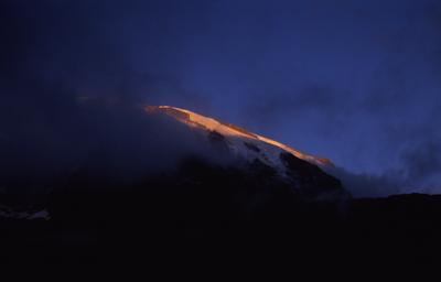 Kilimanjaro from Barranco Camp, Evening