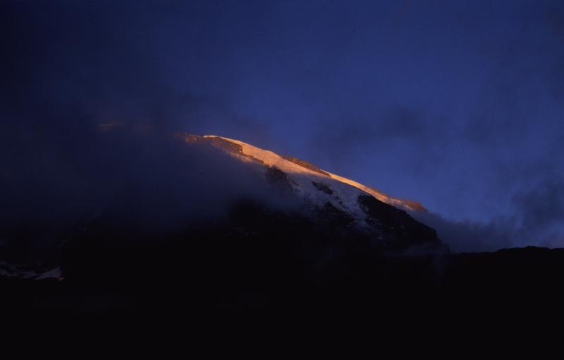 Kilimanjaro from Barranco Camp, Evening