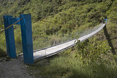 Bridge over the Rio Ahobamba