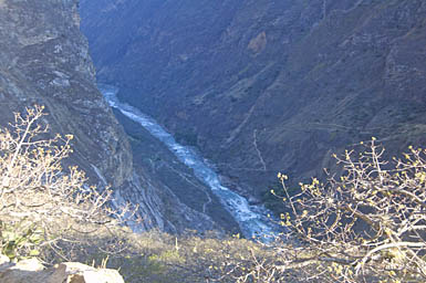 Apurimac River from Chiquisca Camp