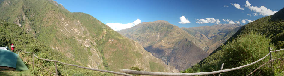 View from Choqequirao Camp