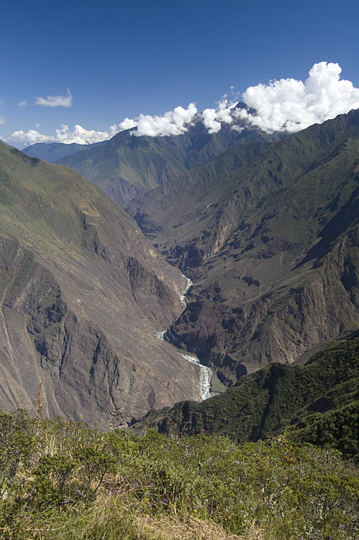 Rio Apurimac from Choquequirao