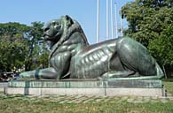 Lion statue