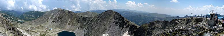 View from Mount Musala's summit
