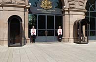 Sentries on guard at the Bulgarian Presidential Palace