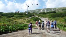 Setting off by the chair lift
