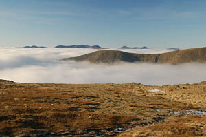 The Scafells from Hart Crag